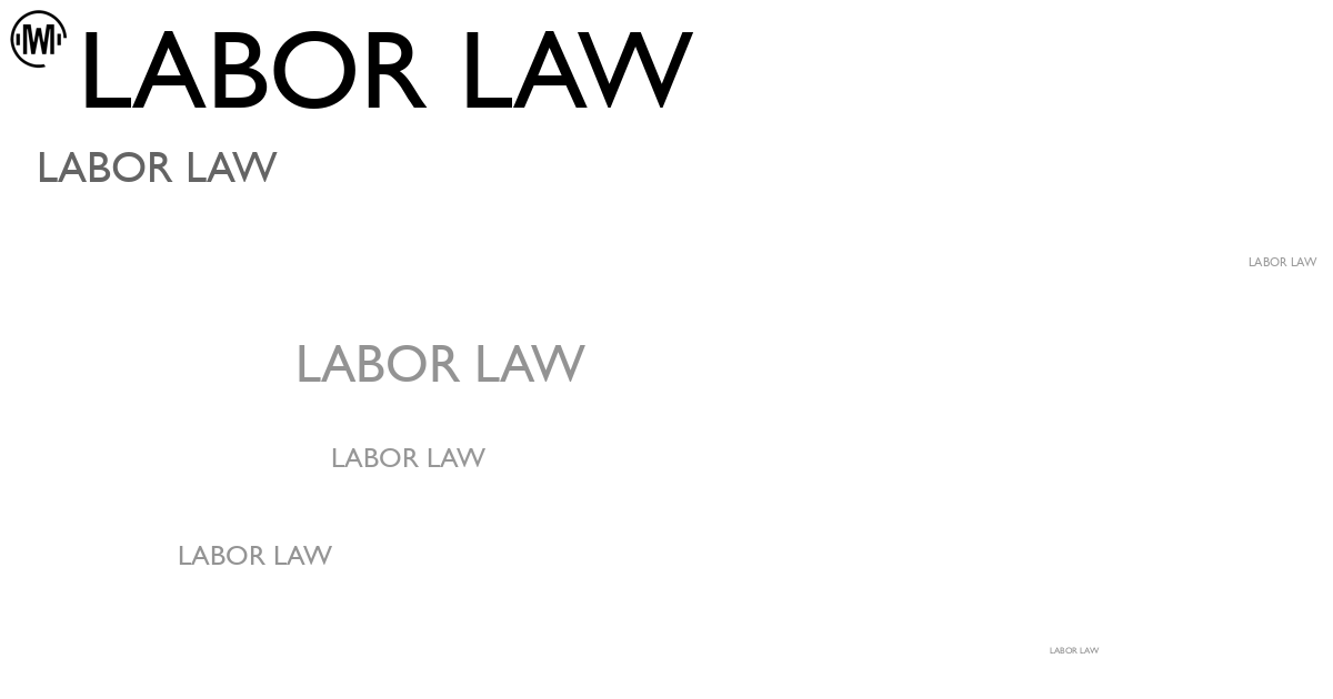 Illustration of Labor Law