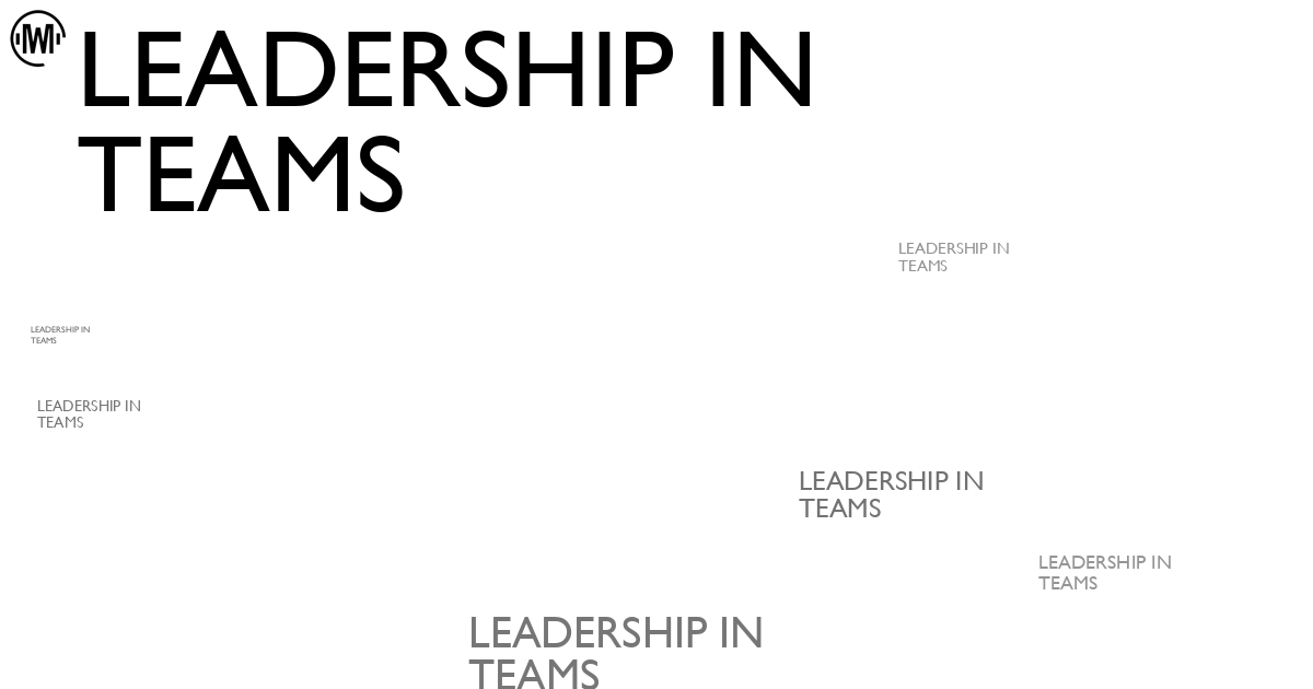 Illustration of Leadership in Teams
