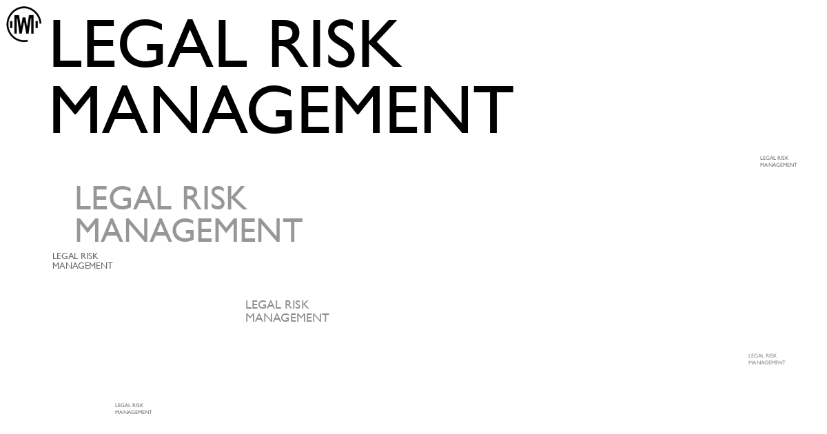 Illustration of Legal Risk Management