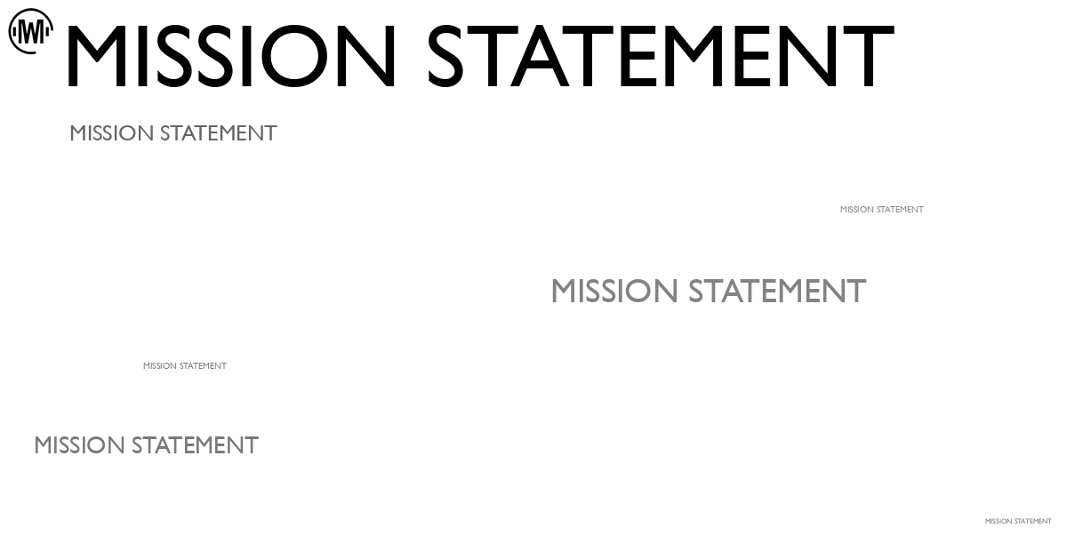 Illustration of Mission Statement