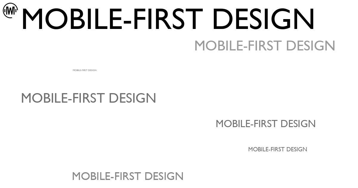 Illustration of Mobile-First Design