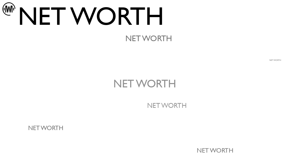 Illustration of Net Worth