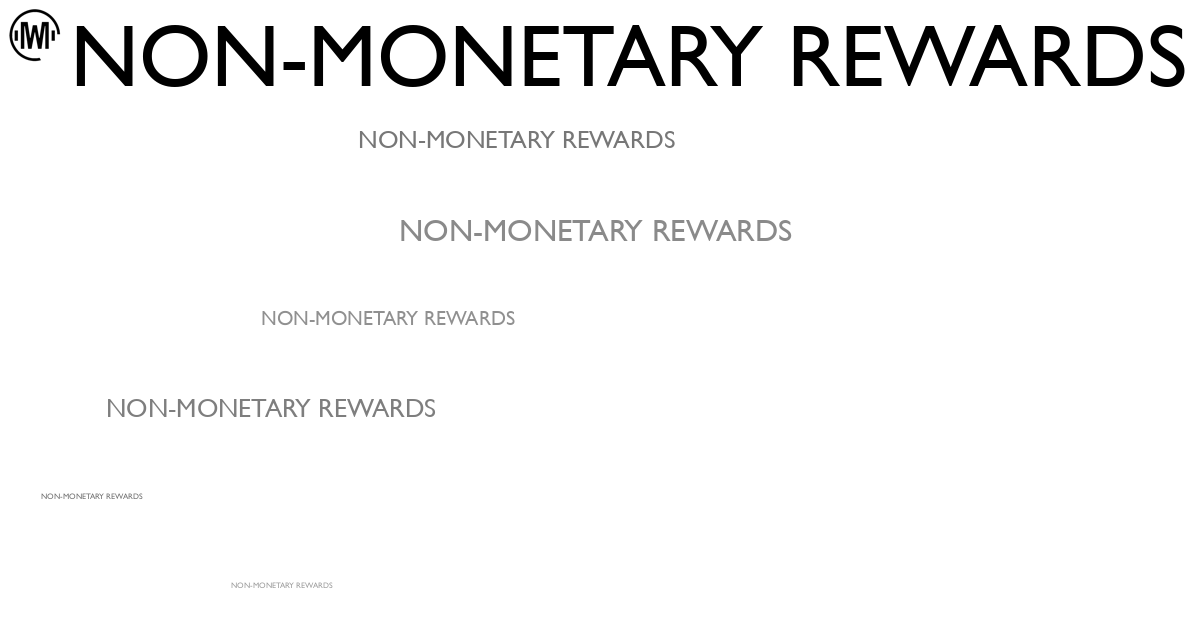 Illustration of Non-Monetary Rewards