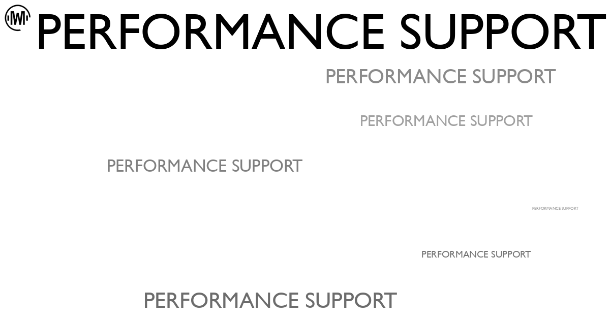 Illustration of Performance Support