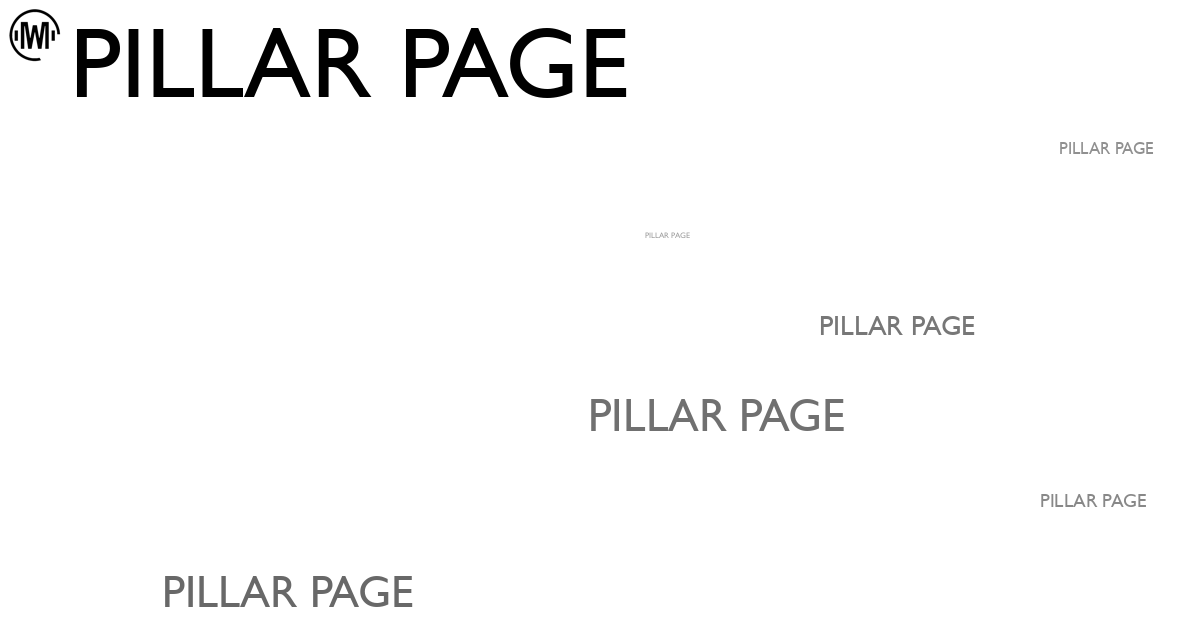 Illustration of Pillar Page