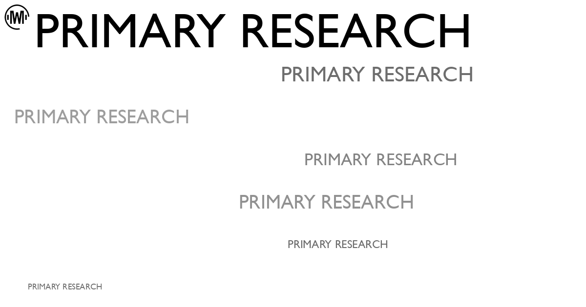 Illustration of Primary Research