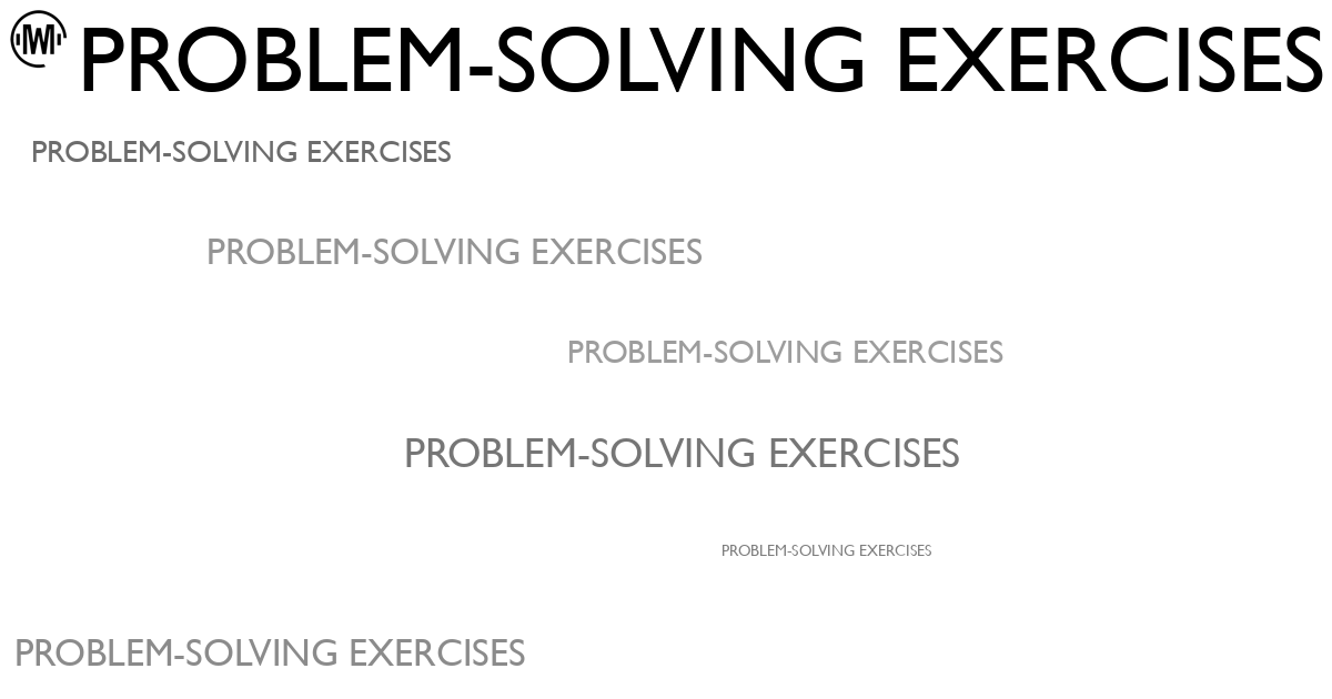 Illustration of Problem-Solving Exercises