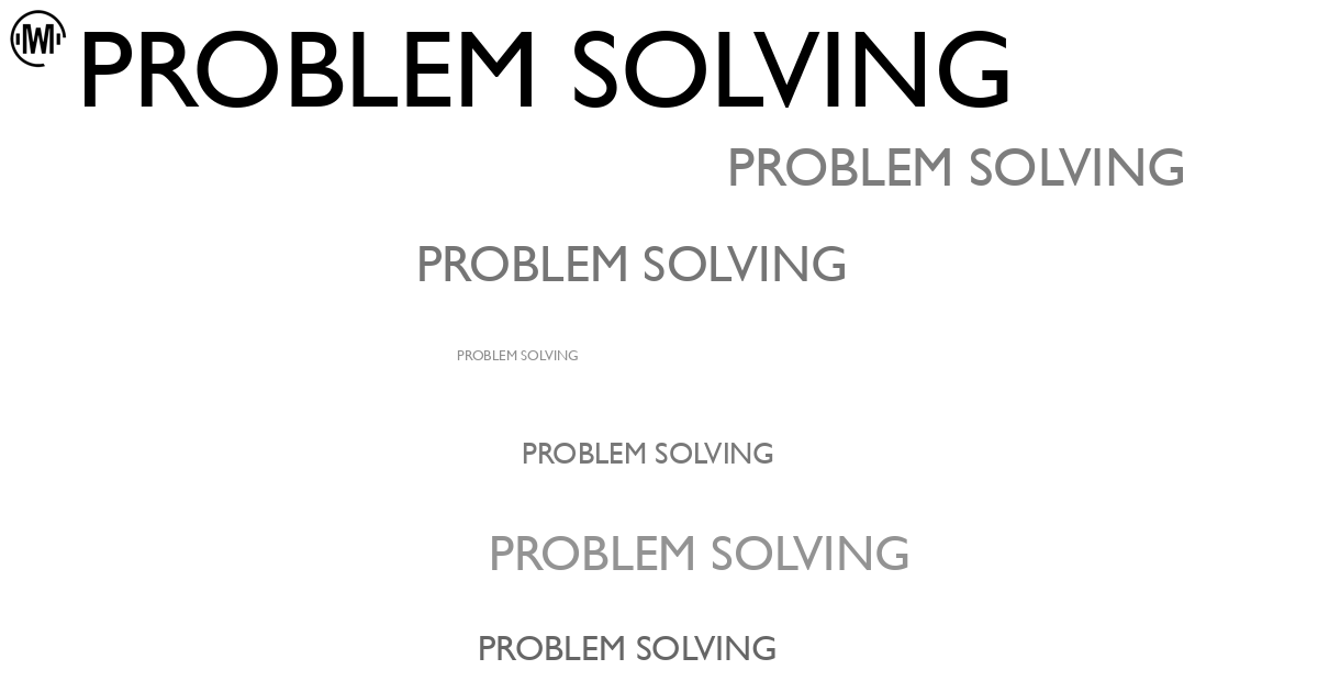 Illustration of Problem Solving
