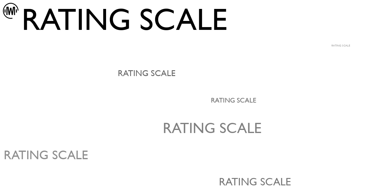 Illustration of Rating Scale