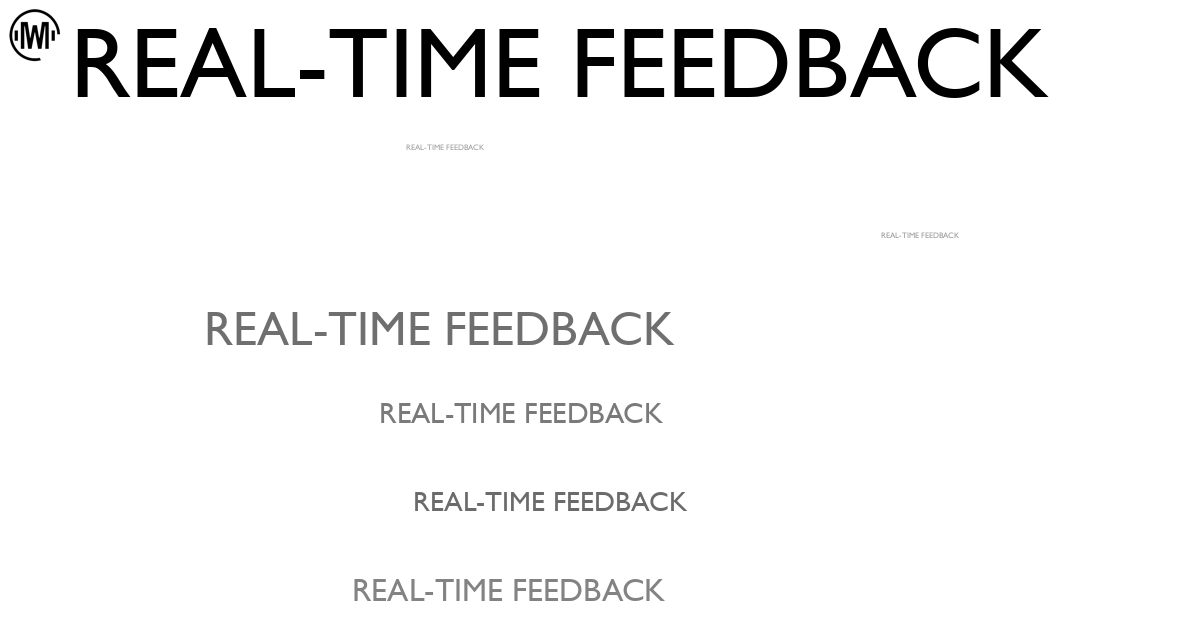Illustration of Real-Time Feedback