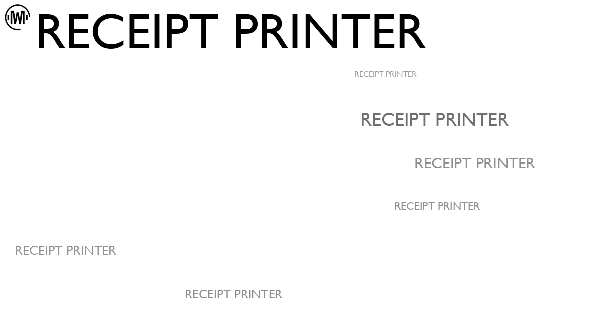 Illustration of Receipt Printer