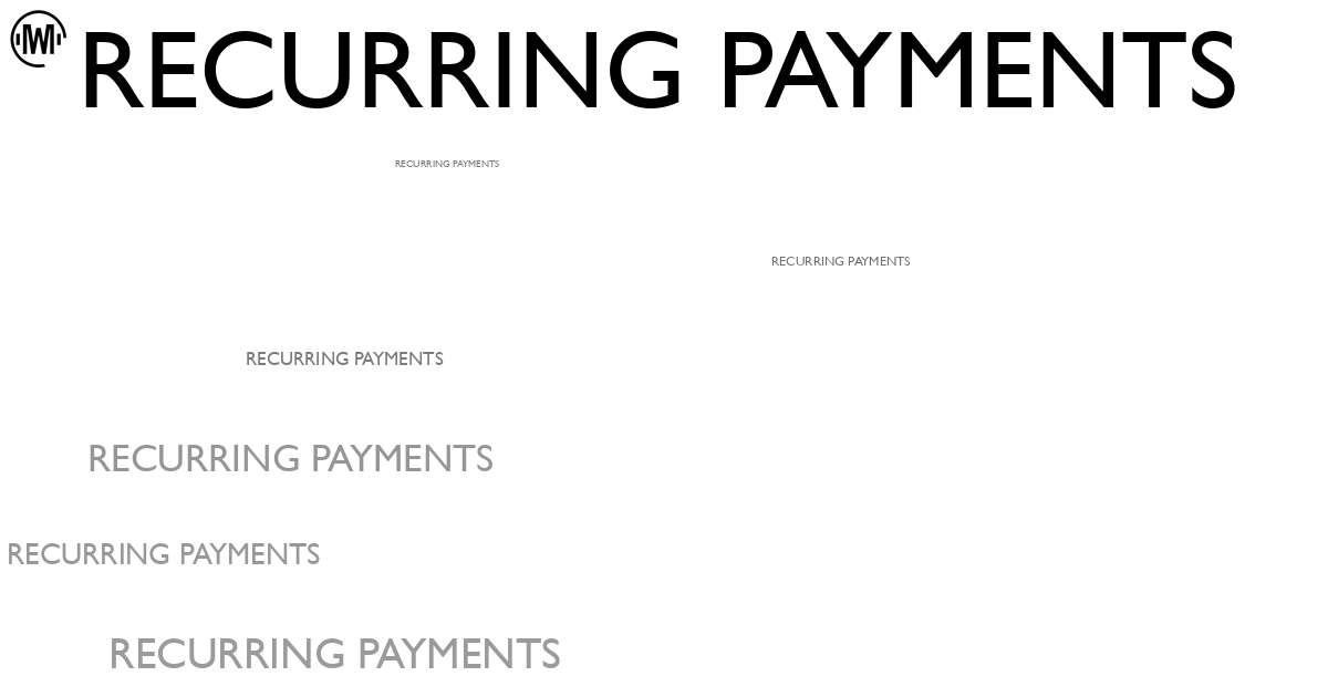 Illustration of Recurring Payments