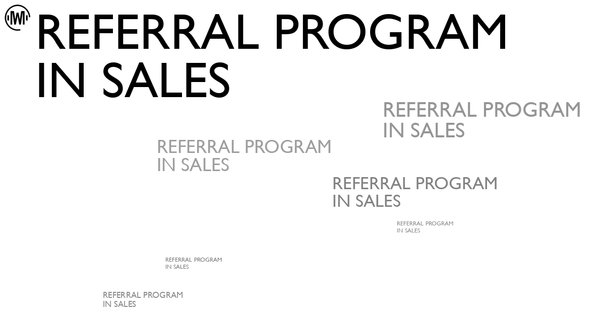Illustration of Referral Program in Sales