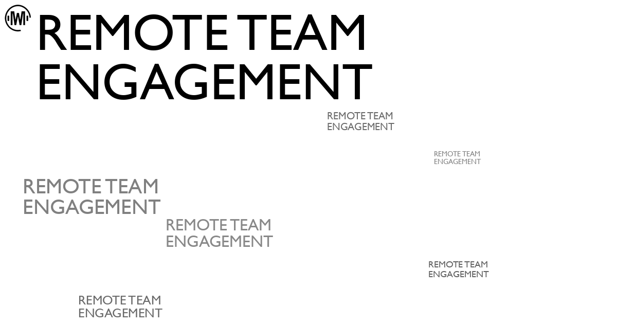 Illustration of Remote Team Engagement