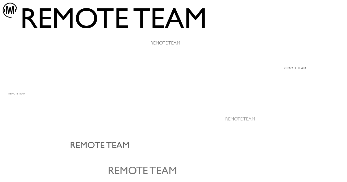 Illustration of Remote Team