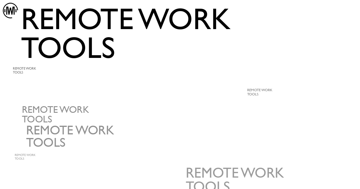 Illustration of Remote Work Tools