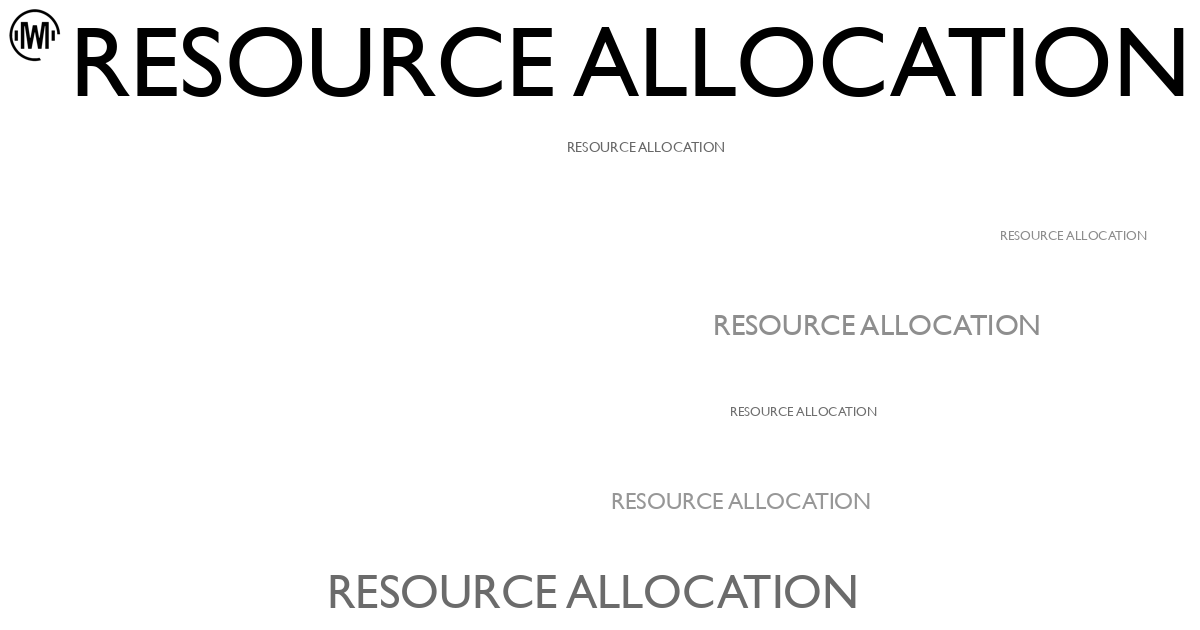 Illustration of Resource Allocation