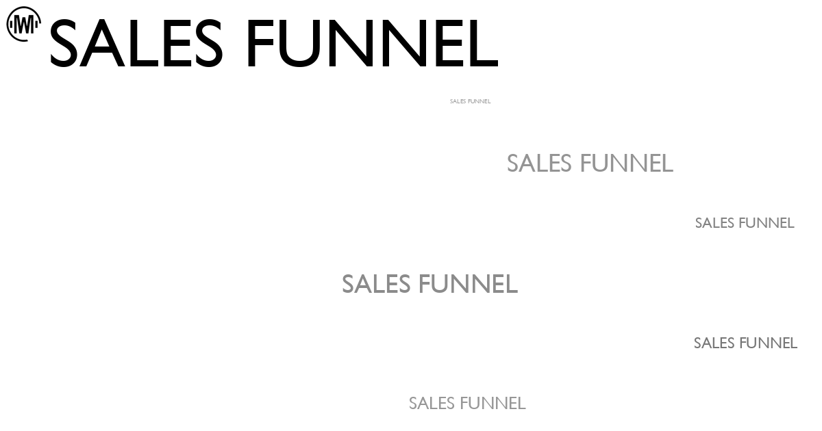 Illustration of Sales Funnel