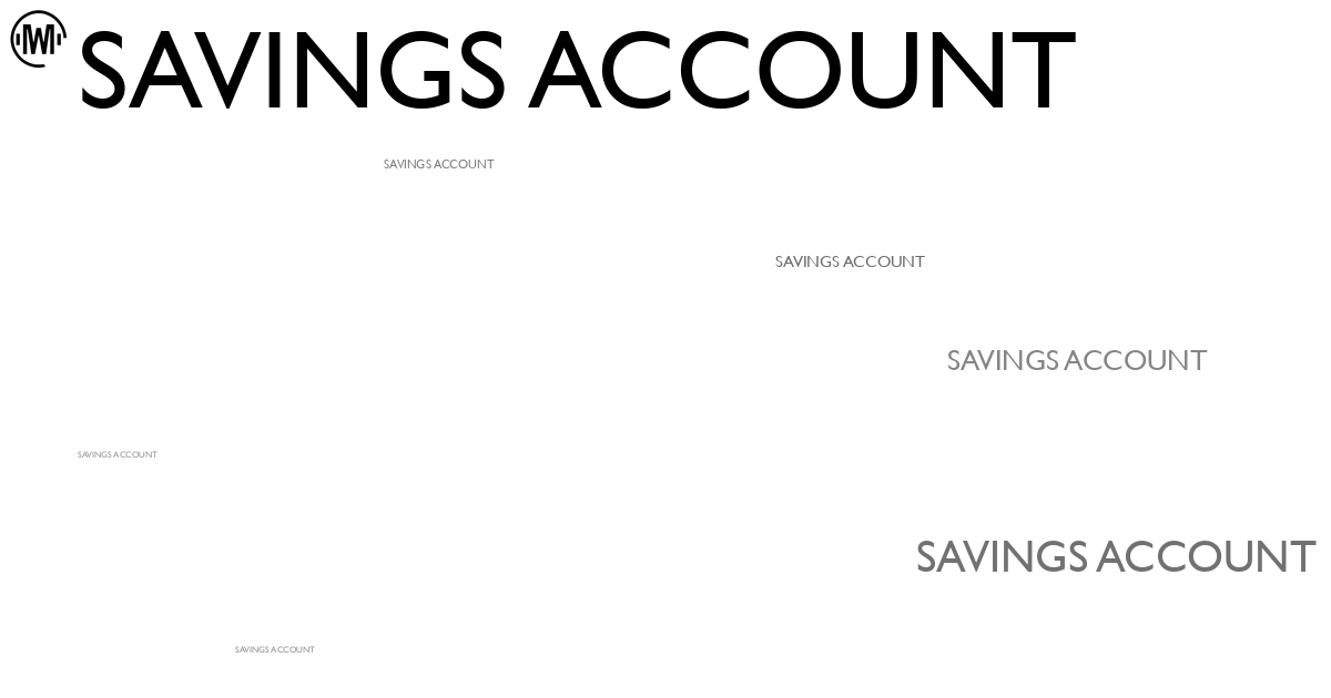 Illustration of Savings Account