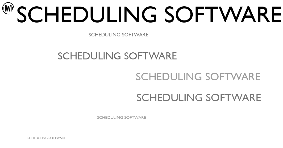 Illustration of Scheduling Software