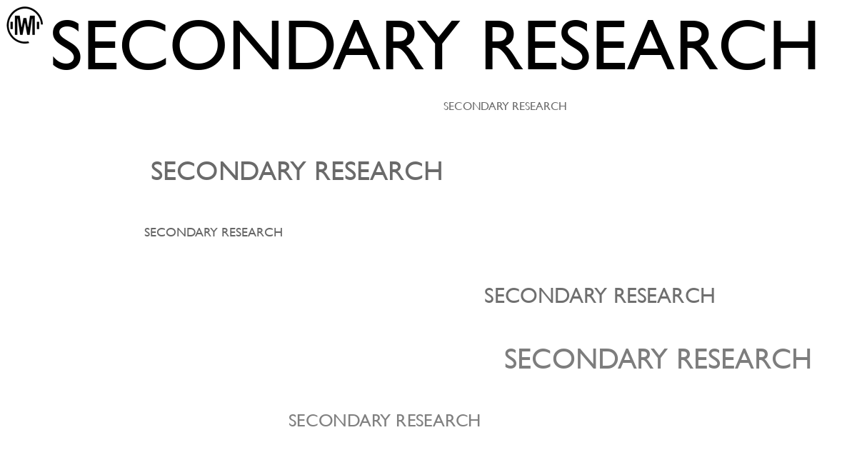 Illustration of Secondary Research