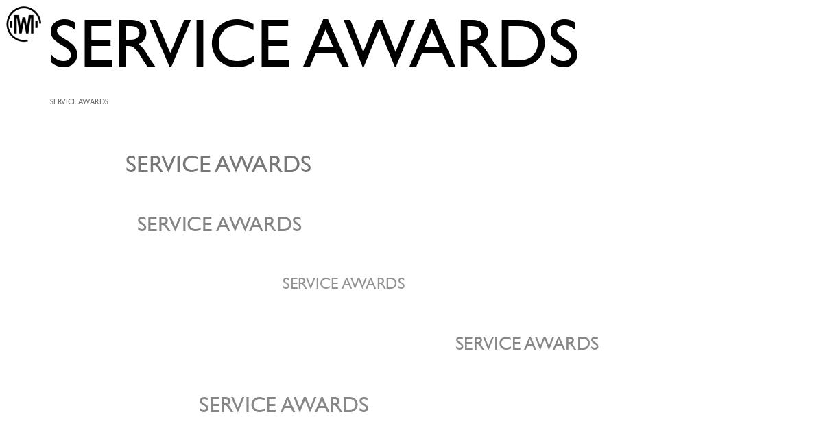 Illustration of Service Awards