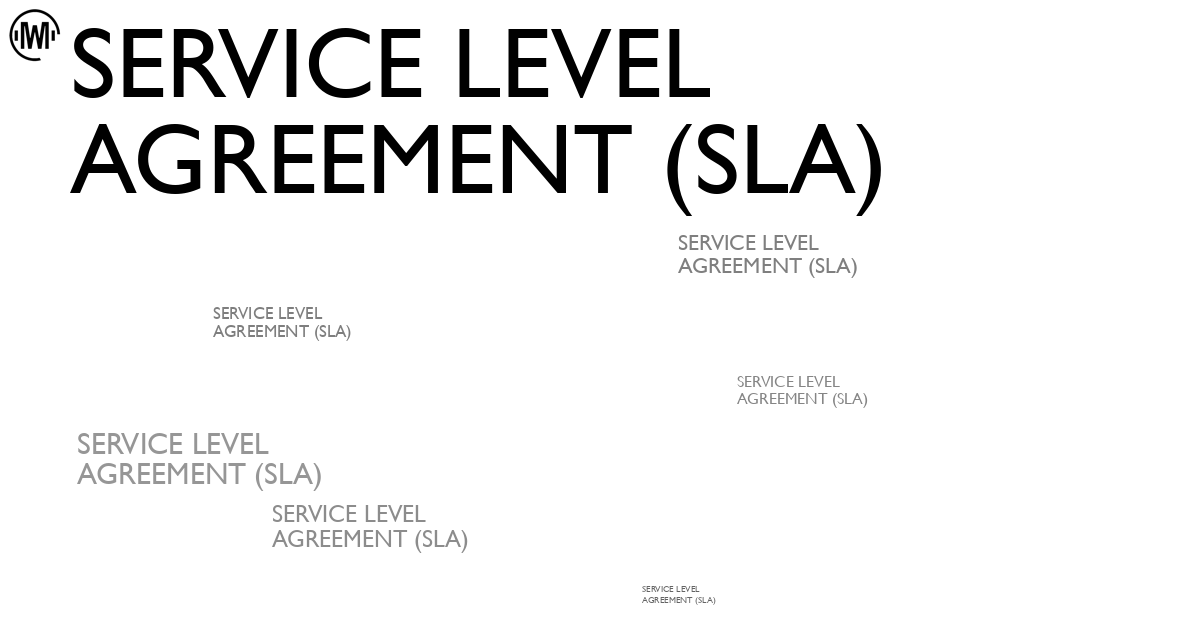 Illustration of Service Level Agreement (SLA)
