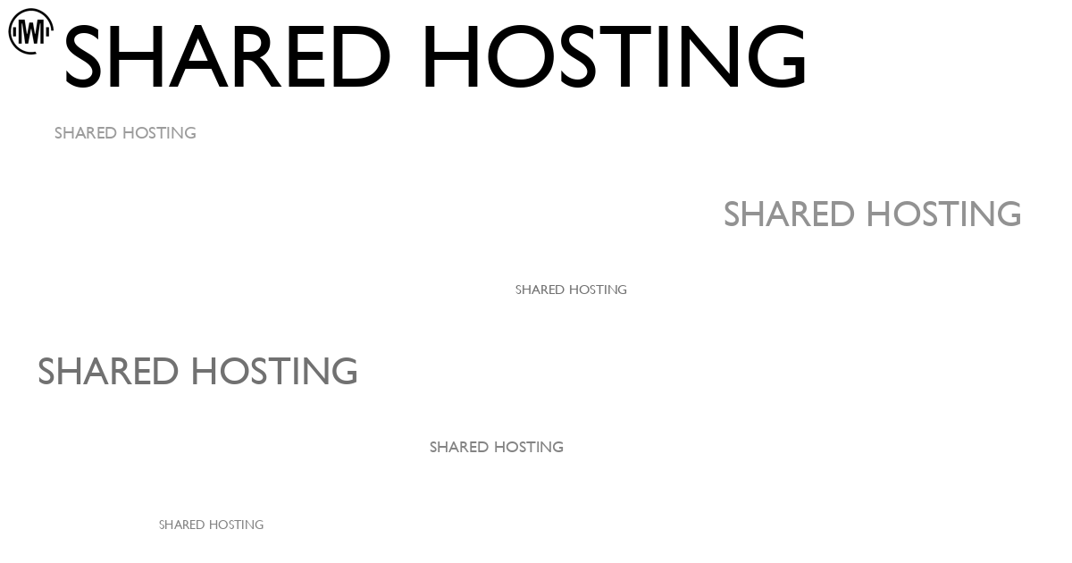 Illustration of Shared Hosting