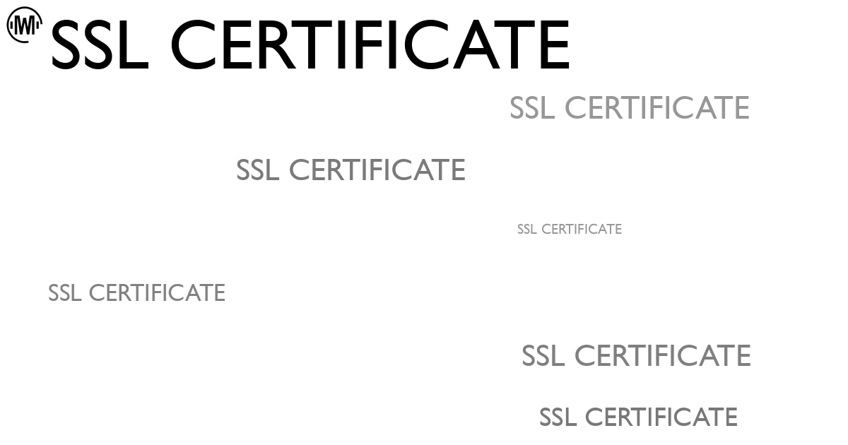 Illustration of SSL Certificate