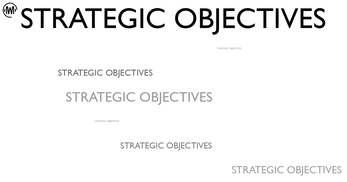 Illustration of Strategic Objectives