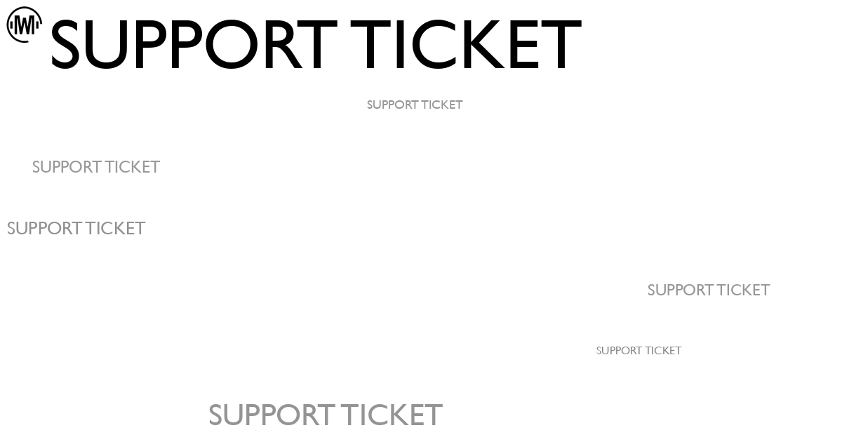 Illustration of Support Ticket