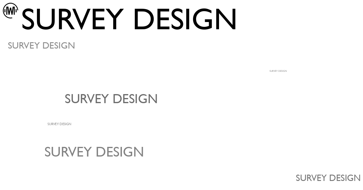Illustration of Survey Design