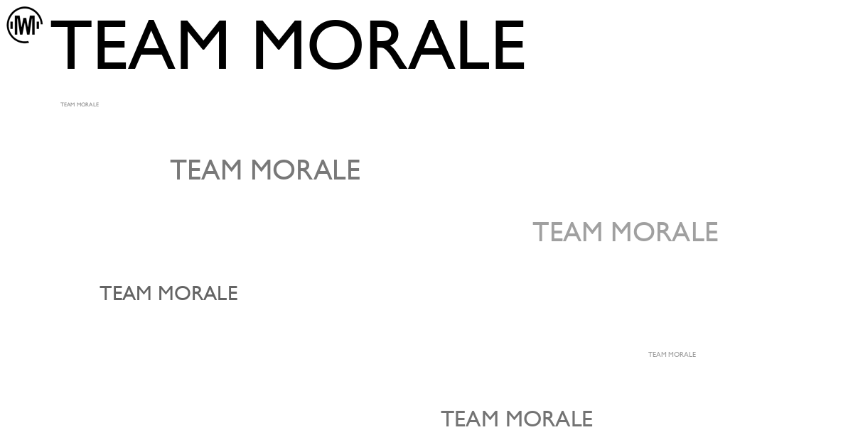 Illustration of Team Morale