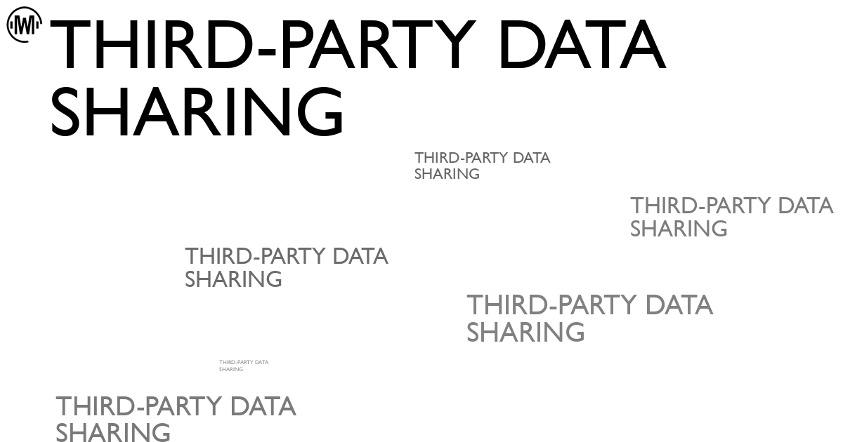 Illustration of Third-Party Data Sharing