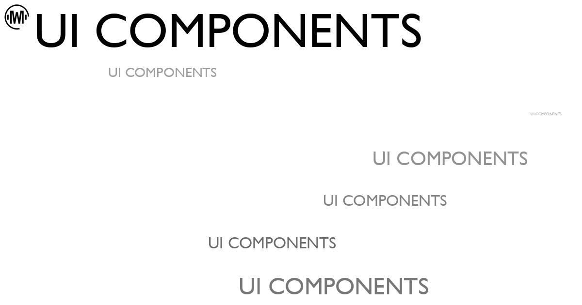 Illustration of UI Components