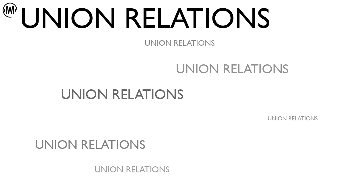 Illustration of Union Relations