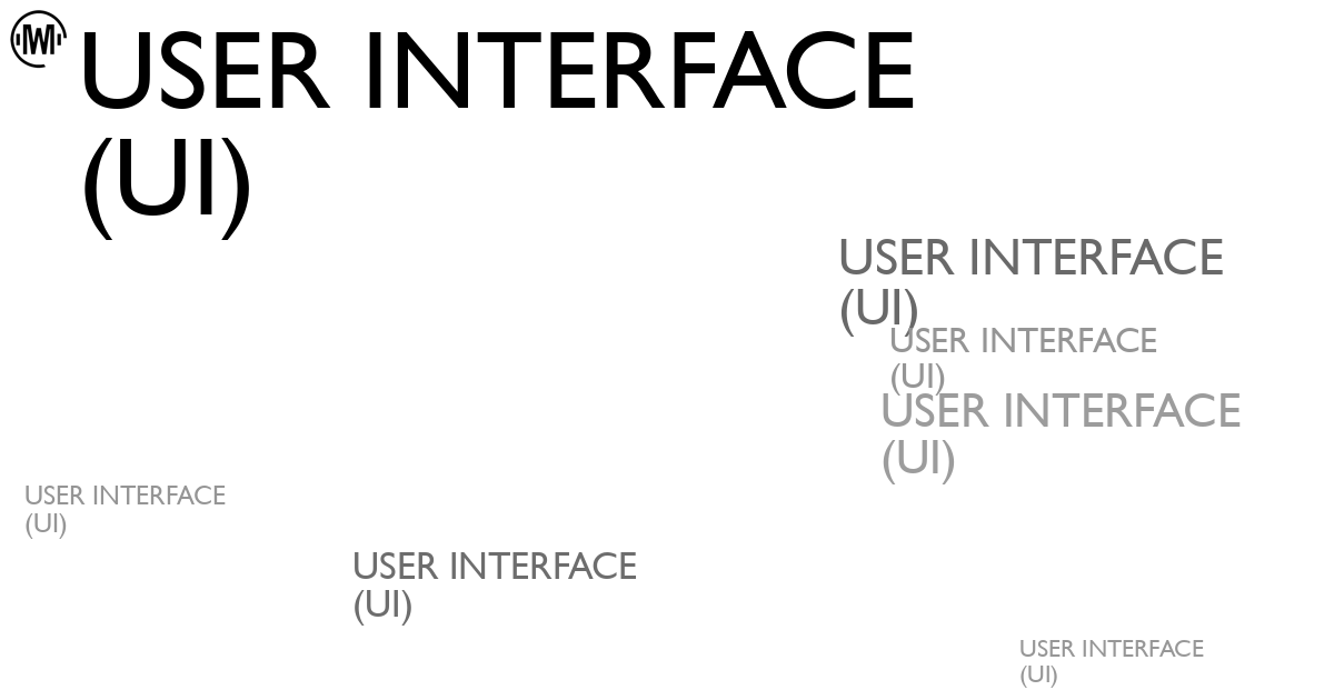 Illustration of User Interface (UI)