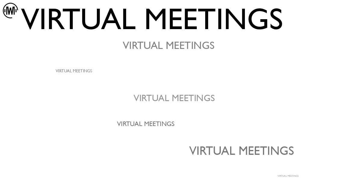 Illustration of Virtual Meetings