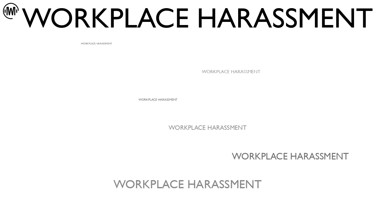 Illustration of Workplace Harassment