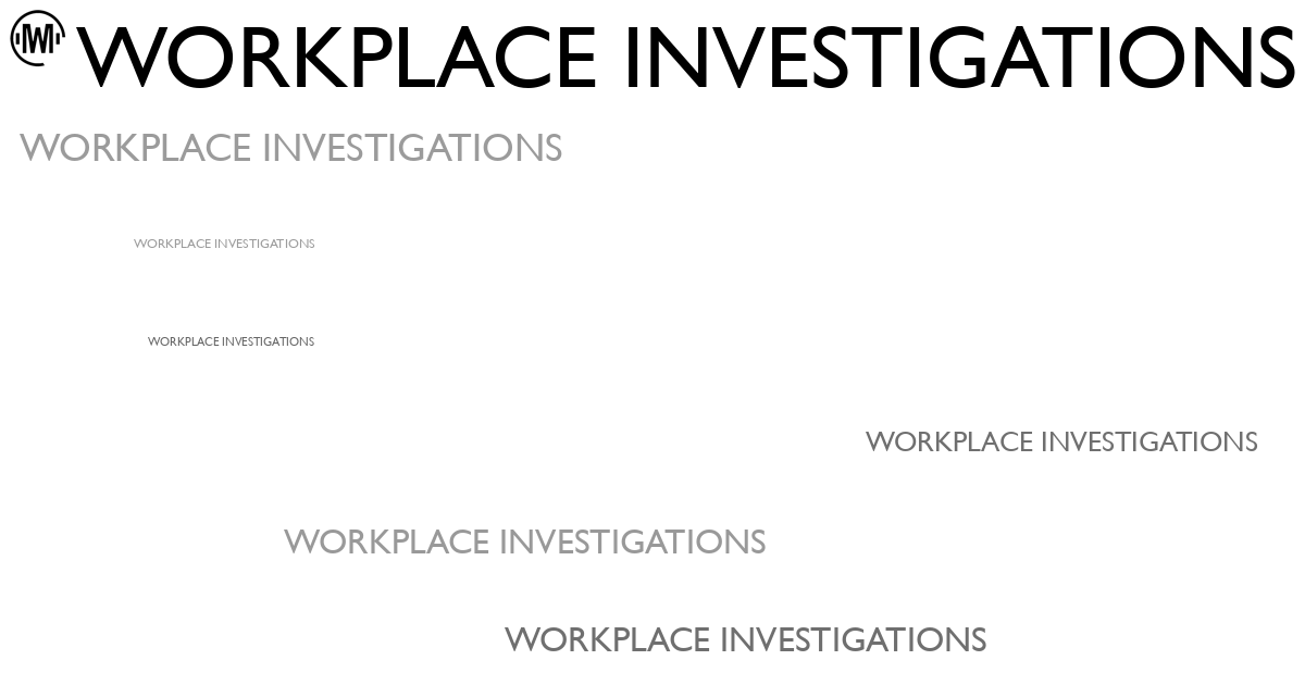 Illustration of Workplace Investigations
