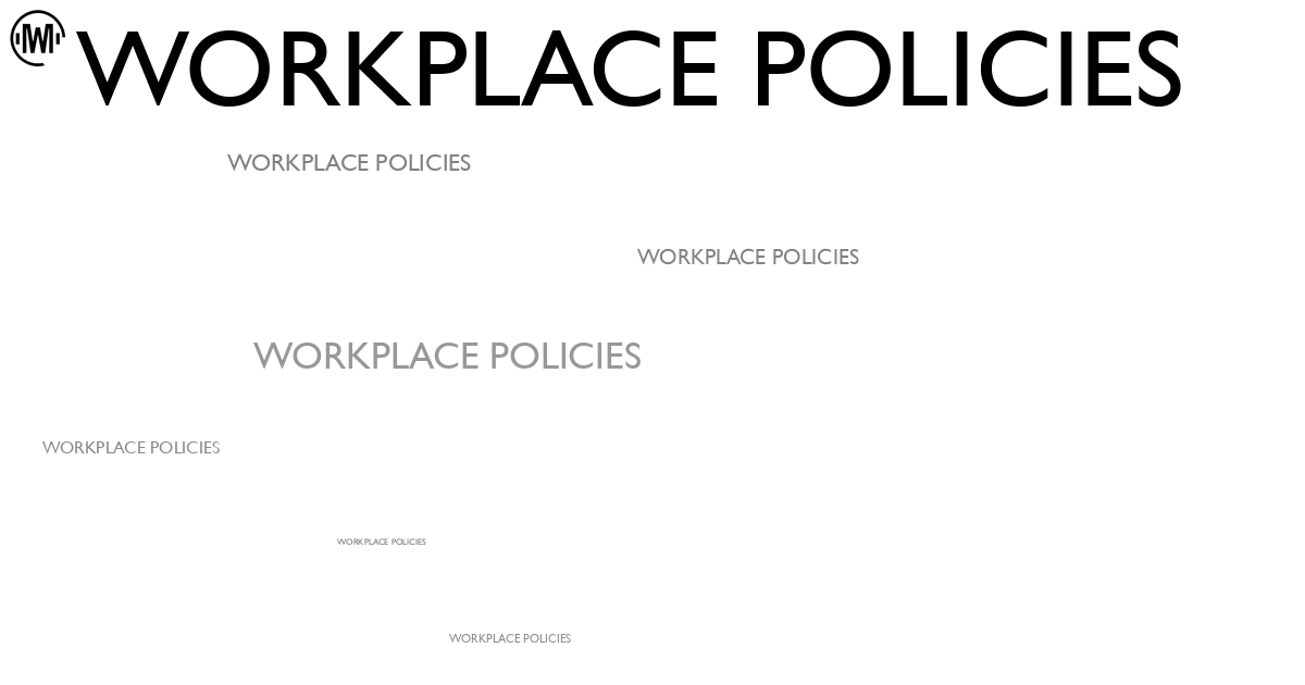 Illustration of Workplace Policies